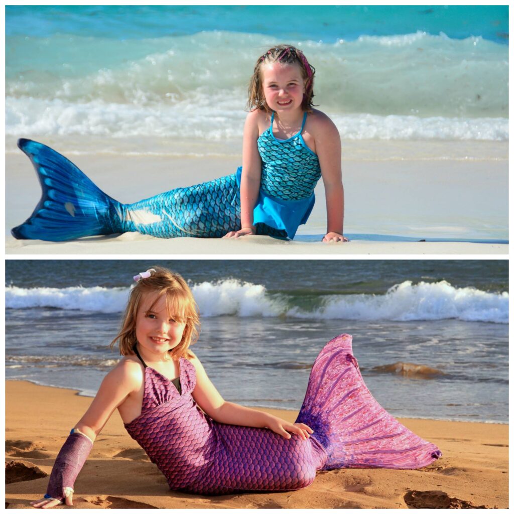 mermaid tails for kids that look real